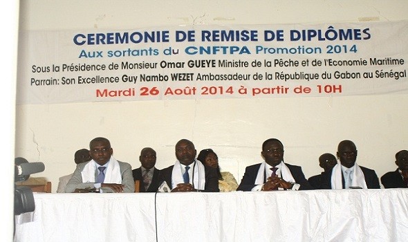 S.E. GUY BLAISE NAMBO WEZET AMBASSADEUR EXTRAORDINAIRE ET PLENIPOTENTIAIRE DU GABON AU SENEGAL, PARRAIN DE LA PROMOTION 2014 DU CNFTPA DE DAKAR